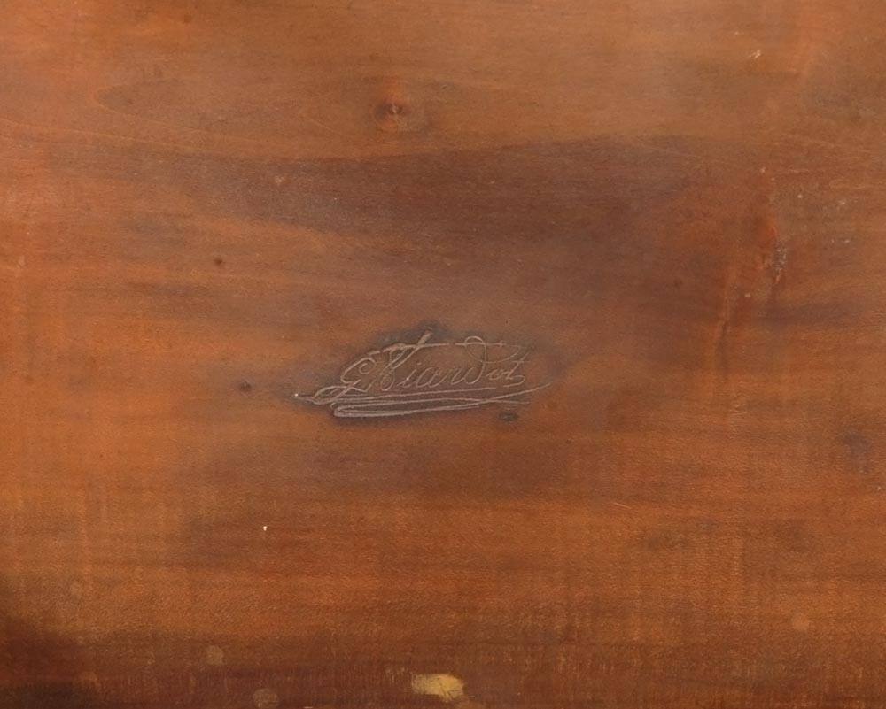 Габриель ВИАРДО.  Стол, состоящий из четырёх столиков, вдвигающихся один в другой.  Габриель ВИАРДО.  Стол, состоящий из четырёх столиков, вдвигающихся один в другой. -6